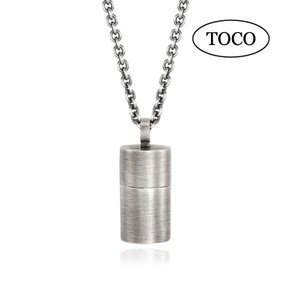 TOCO  925 Silver Capsule Necklaces 실버캡슐목걸이 남자은목걸이