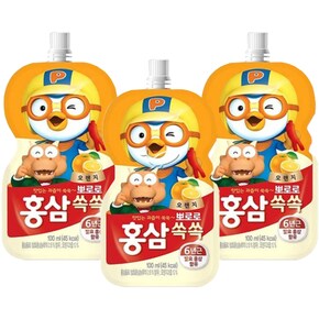 뽀로로 홍삼쏙쏙 오렌지 100ml/ 15개