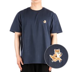 [부산점] [부산점] 24SS (MM00125KJ0008 INK BLUE) 남성 스피디 폭스 반팔 티셔츠