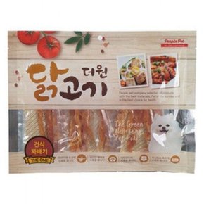 강아지 치킨 꽈배기 육포 300g 1P 영양 져키 간식_WFG3TMF