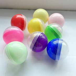 행사 축제용 포켓 미니볼 반투명 뽑기 미니캡슐45mm