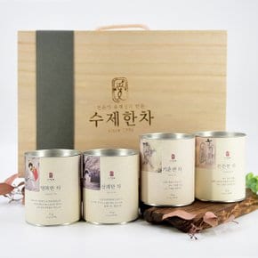 부모님선물 전통차 4종세트 수제한차