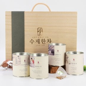 부모님선물 전통차 4종세트 수제한차