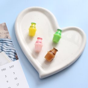 우유음료병 4P set 냉장고자석 마그넷 작지만 강력한 귀여운 메모홀더 자석
