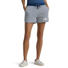 5183425 Lauren Ralph Striped French Terry Drawcord Shorts