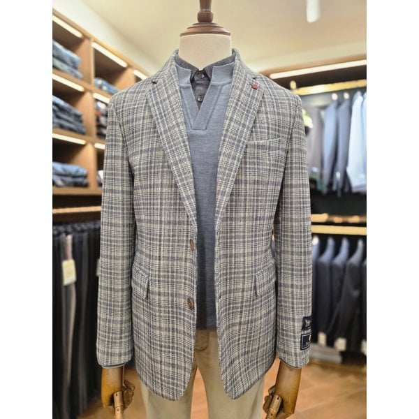 [여주점] 코오롱 브렌우드 남성 글렌체크 조직 자켓 BRJBS26251BEX