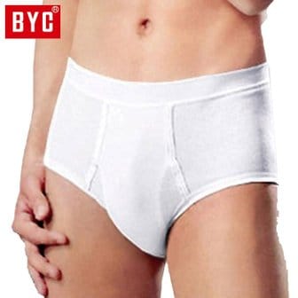 BYC 남성 순면 스판 삼각팬티(DOLC2212)