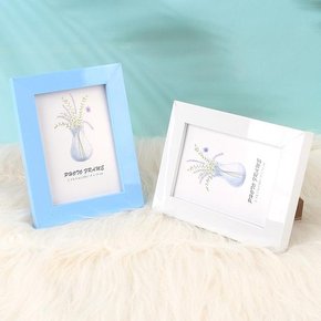 파스텔 미니 탁상액자 1p 책상 사진 포토테이블액자 (51366283)
