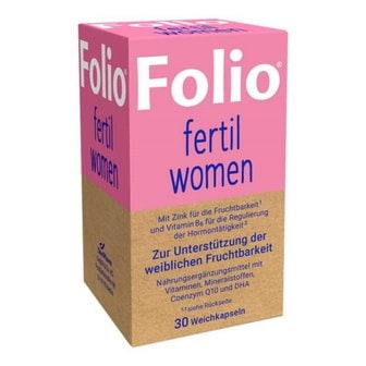  [해외직배송] 폴리오 Foilio 퍼틸 우먼 엽산 30정