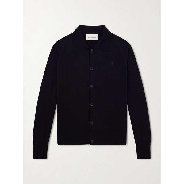 쿼타 로고 자수 메리노 울 가디건 46376663162992521