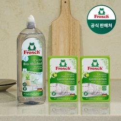 프로쉬 식기세척기 클리너 125g 2개+헹굼린스 750ml
