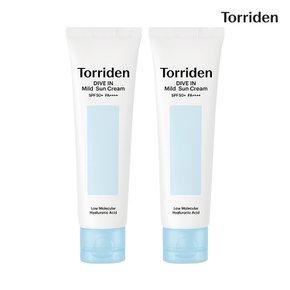 다이브인 무기자차 마일드 선크림 60ml, 2개 +(모이스처 선크림 20ml 증정(2mlx10매))