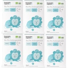  독일 뢰벤짠 오가닉스 유기농 프레 앙팡밀히 0개월 분유 500g 6통