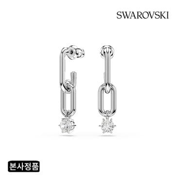 스와로브스키 [본사정품/쇼핑백증정] Constella 로듐 드롭 귀걸이 5728584
