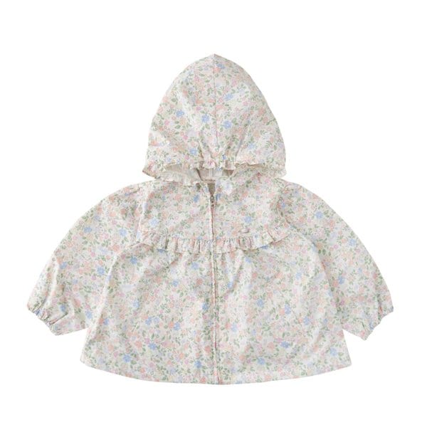 [여주점] [오프라벨 여주점] 밍크뮤 (GN) 로맨틱플라워패커블레인자켓 (35115-110-04)