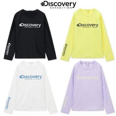디스커버리키즈 [정상가59,000원] 24SS  키즈 빅로고 반집업 래쉬가드 DKSW51043