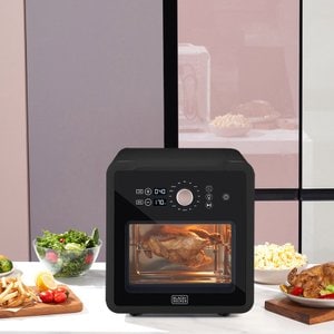 블랙앤데커 [BLACK+DECKER] 블랙앤데커 올스텐 SUS 304 에어프라이어 더블히팅 대용량 18L