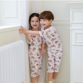 브레드이발소 브레드인코리아 모달7부 간절기 아기옷 상하세트