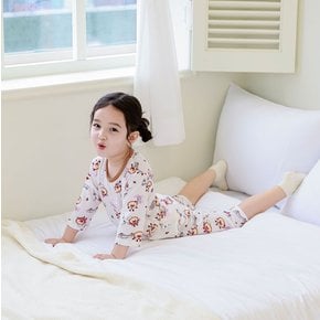 브레드이발소 브레드인코리아 모달7부 간절기 아기옷 상하세트