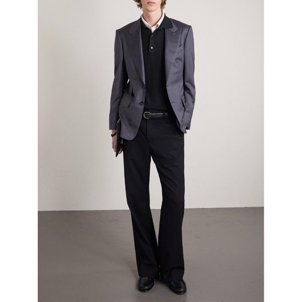 슬림핏 라이오셀 코튼 블렌드 피케 폴로 티셔츠 46376663163003189