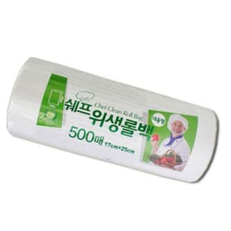 제이큐 쉐프롤백 봉지 위생봉투 보관 17cmX25cm 500매 1팩 X ( 2세트 )