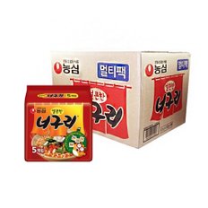 농심 너구리 120g x 40개입(한박스) / 8번들