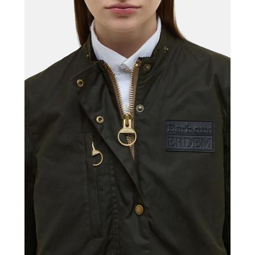 [해외배송] BARBOUR X ERDEM DHALIA 왁스 자켓 SS25 왁스 COT OUTW LWX1478LWXOL99 B0031557495