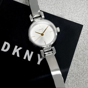 /DKNY DKNY 메탈 손목 시계 여자 팔찌 뱅글 NY2627 실버