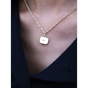 STAMP SQUARE NECKLACE