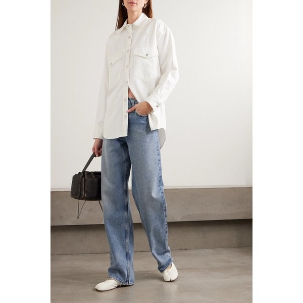 로타 코튼 라이오셀 블렌드 데님 셔츠 46376663163046427