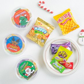 성탄절 미니 바스켓 간식꾸러미 크리스마스간식 과자종합선물세트 단체 답례 초등학생 교회
