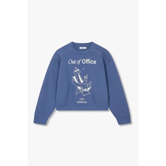 STUDIO TOMBOY 그래픽 크롭 맨투맨 9106122107057