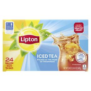 [해외직구] Lipton 립톤 아이스 블랙티 홍차 티백 24입 2팩