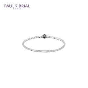 [SILVER] PYSR0069 레이어드 링(BLACK) (WG) 12호