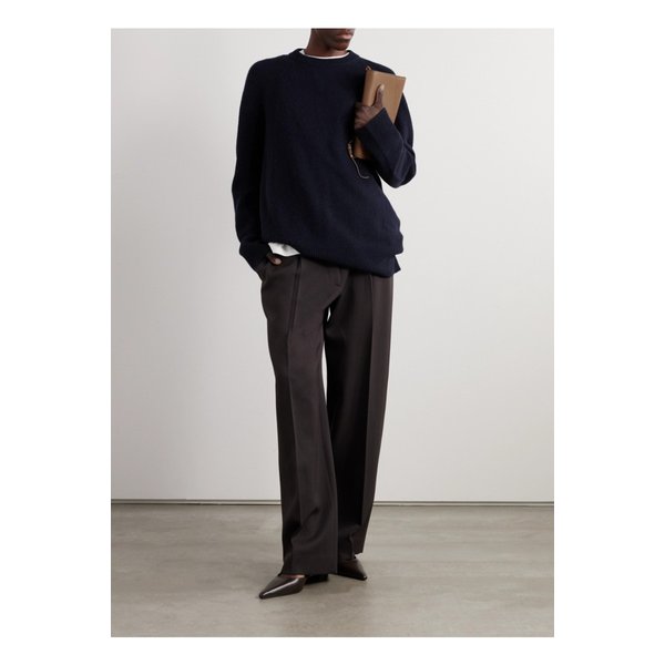 시벰 울 캐시미어 혼방 스웨터 네이비 1647597332773582