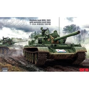 CRM5098 1대35 T-55A 1981년형 - 가동식 트랙 포함 - 전차 1대 포함