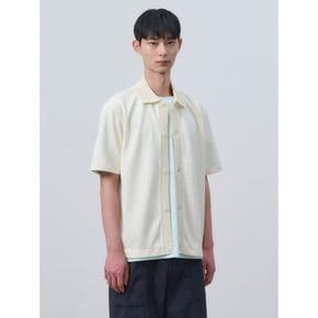 [24SS][Green] 부클 셔츠형 반소매 티셔츠  아이보리 (BC4342N020)