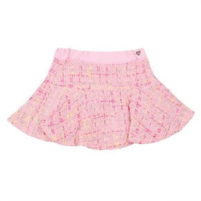 [여주점] 핑크 트위드 플레어 스커트 (Q51DCS070)