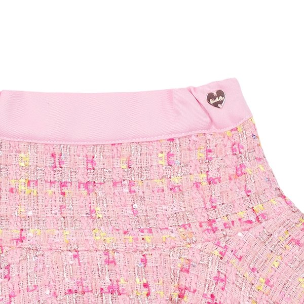 [여주점] 핑크 트위드 플레어 스커트 (Q51DCS070)