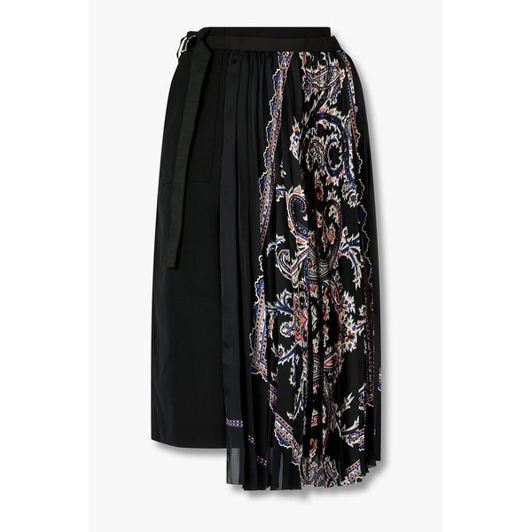 여성 슈팅 페이즐리 프린트 스커트 6415316503000