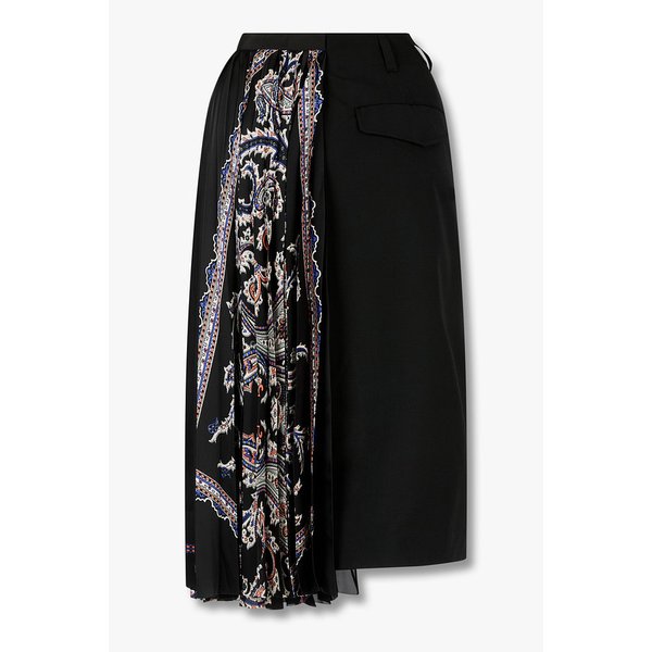 여성 슈팅 페이즐리 프린트 스커트 6415316503000