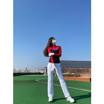 LPGA L203TL503P (쉐브론 컬러배색 티셔츠)