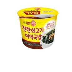 오뚜기 컵밥 진한쇠고기 미역국밥 314g x 12