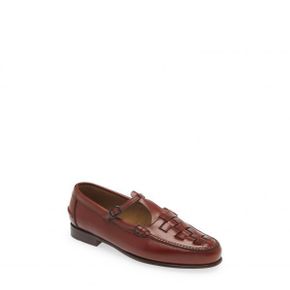 3864474 HEREU Maqueda Woven T-Strap Loafer 63396802