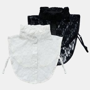 여성골프웨어 프릴레이스 페이크카라 넥케이프 공갈카라_P326782187