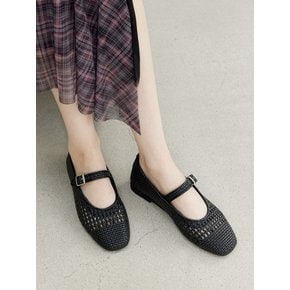 [단독]Cler 클레르 스퀘어토 메리제인 메쉬 플랫슈즈_F516_2colors_1.5cm