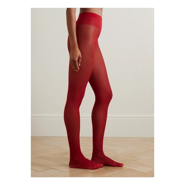 인디비주얼 20 데니어 타이즈 크림슨 레드 46376663162951429