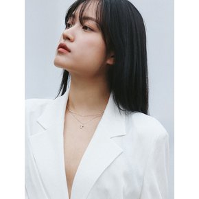 SILVER925 십자가 크로스 큐빅 펜던트 목걸이