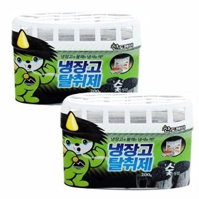 [키멘션] 산도깨비 3개월 냉장고 탈취제 2개 참숯 냄새제거