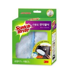 3M 극세사 다용도 먼지떨이세트 손잡이1 리필2